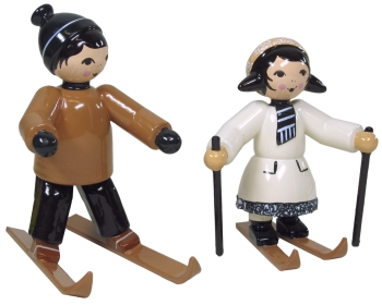 Ulmik Skianfängerpaar braun (Ulmik 320.116.0) Skianfänger